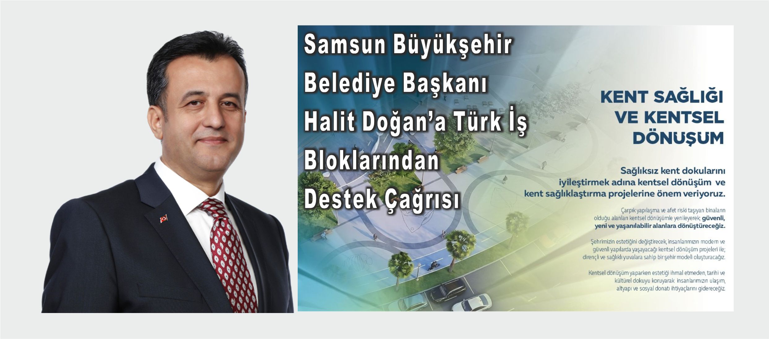 Samsun Büyükşehir Belediye Başkanı Halit Doğan’a Türk İş Bloklarından Destek Çağrısı