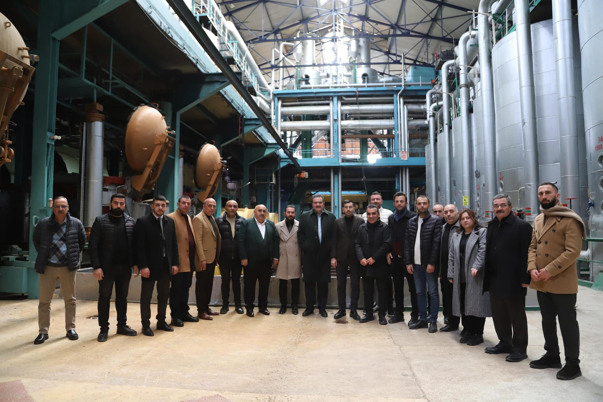 AK Parti Amasya Milletvekili Haluk İpek Amasya Şeker Fabrikasını Ziyaretde Bulundu